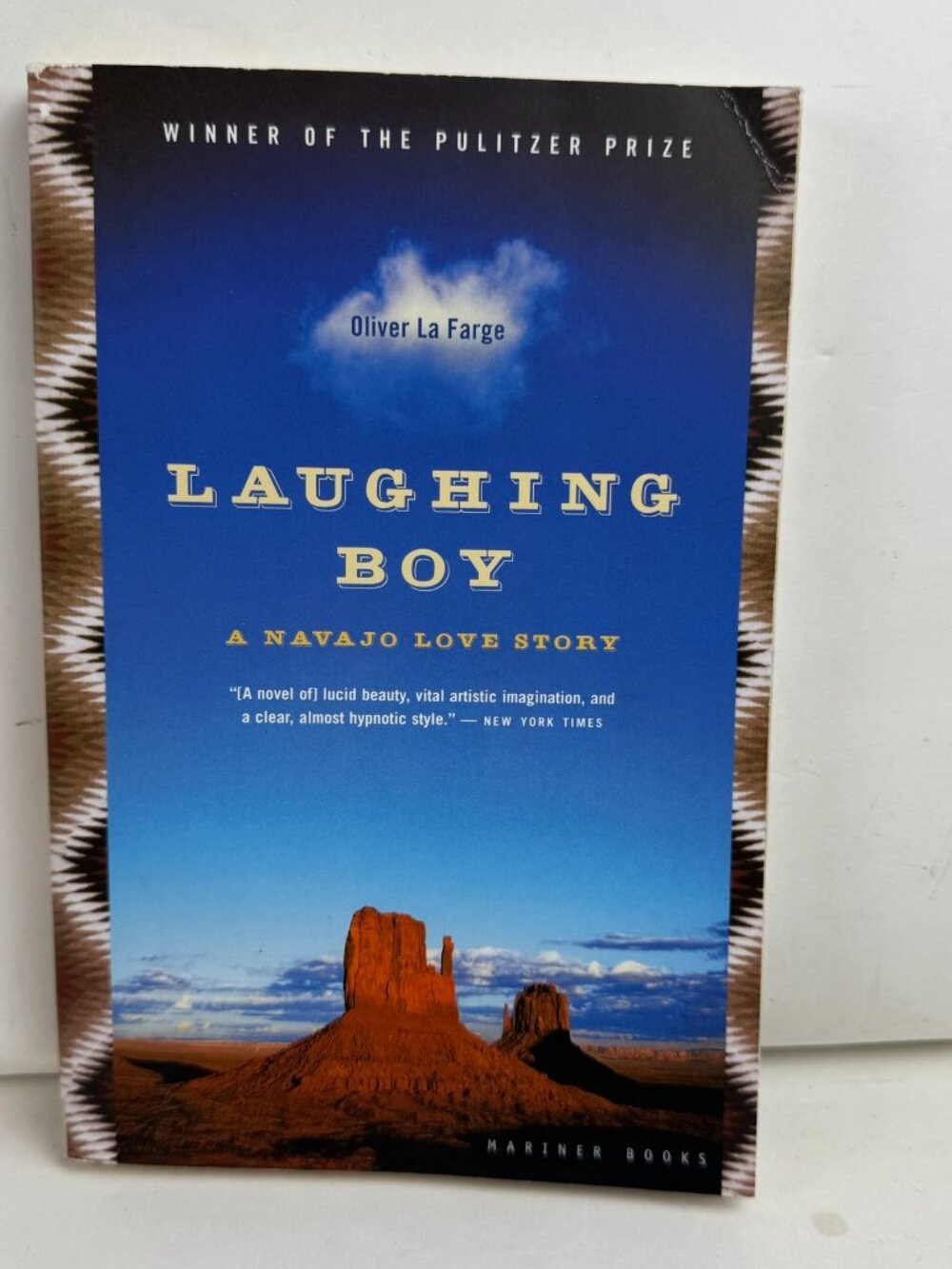 Laughing Boy by Oliver La Farge Paperback Mariner Books Pulitzer Fiction